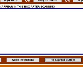 fix scanner buttons button