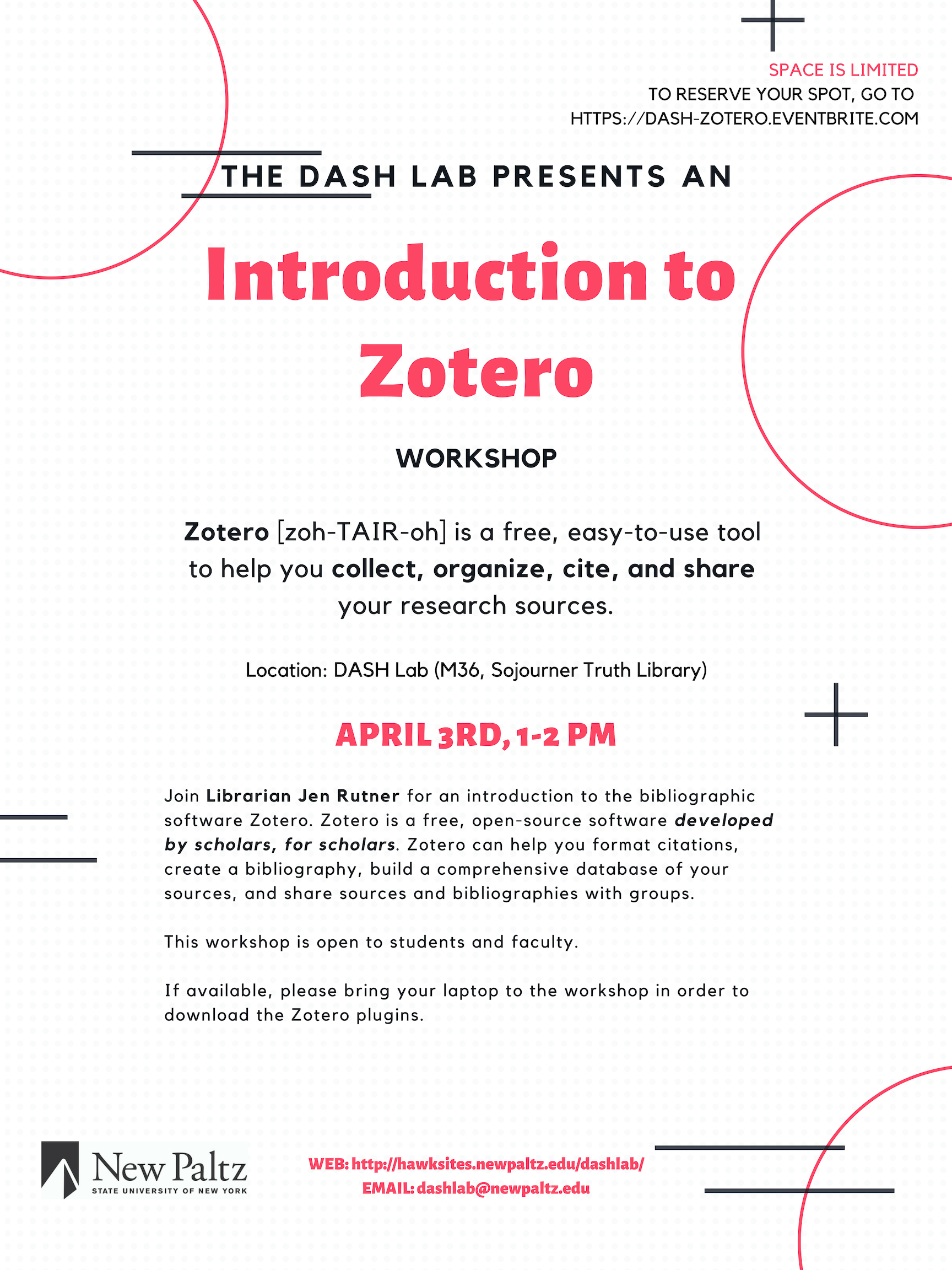 DASH Lab Training: Introduction to Zotero