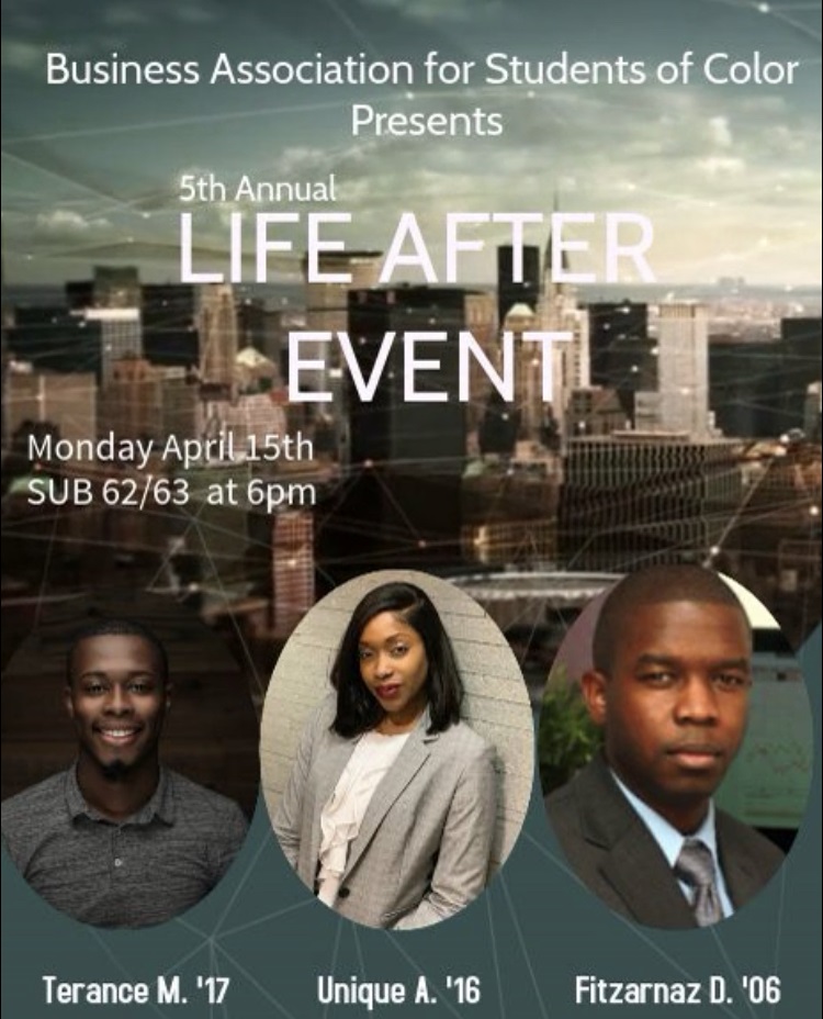 Business Association for Students of Color: 5th Annual Life After Event