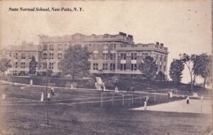 Old Main Post Card Playing Tennis