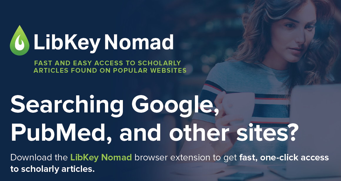 LibKey Nomad makes getting articles easier